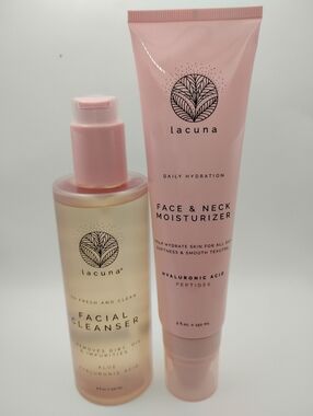 Lacuna Facial Cleanser So Fresh So Clean & Lacuna Face & Neck Moisturizer